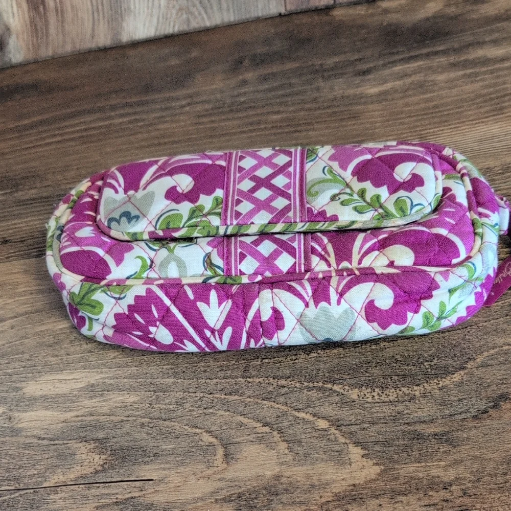 Vera Bradley Julep Tulip Retired Makeup Bag Mirrored Cosmetic Bag 4x8     M541
